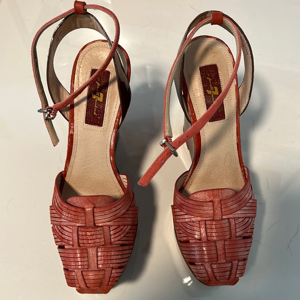7 for all man kind wedges, size 7. Like new